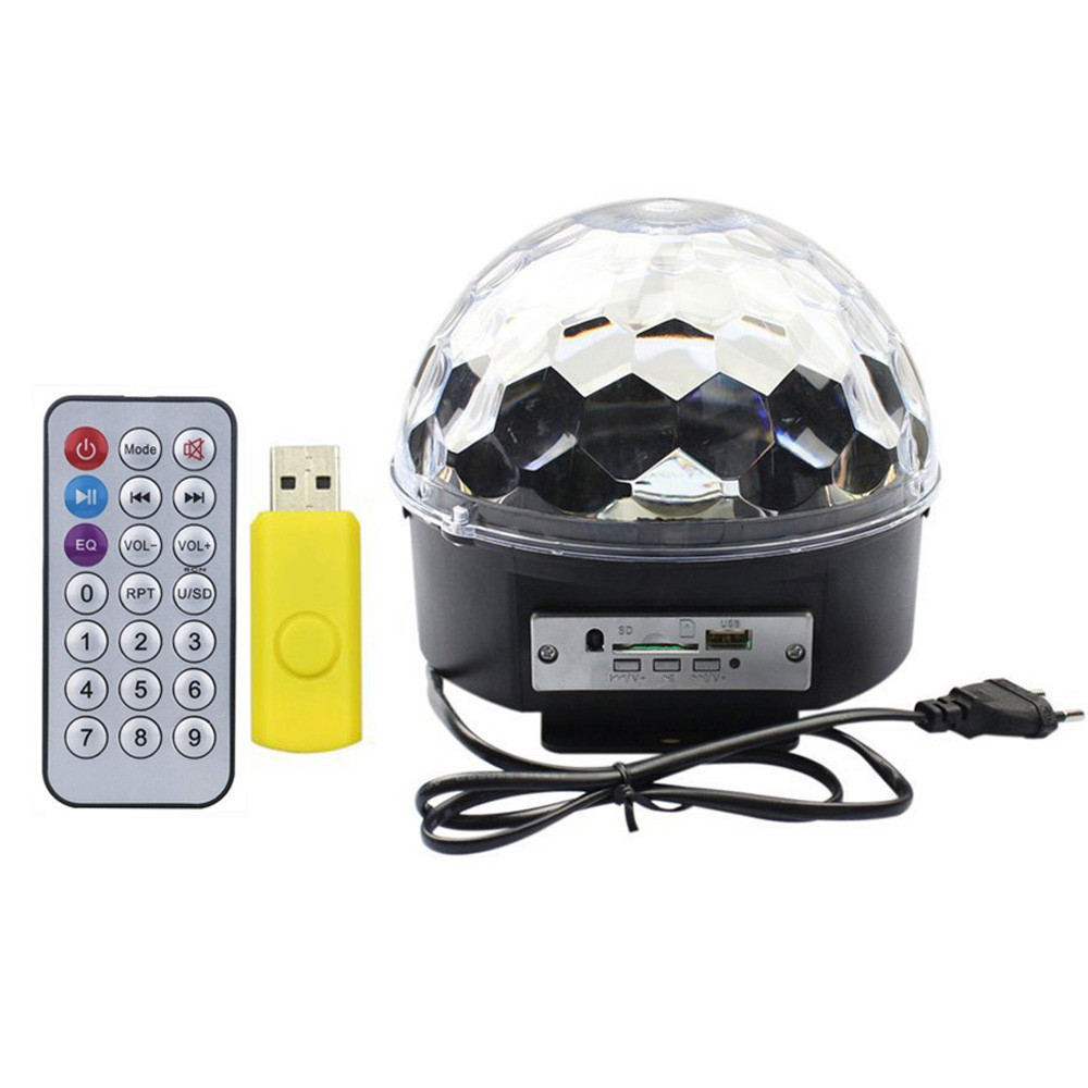 Светомузыка диско шар Magic Ball Music MP3 плеер с bluetooth (V-212)! Качество - фото 8 - id-p1811925196