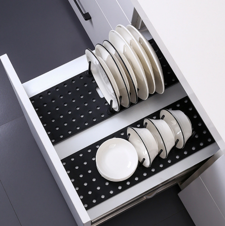 Органайзер-трансформер для зберігання посуду Drawer organizer