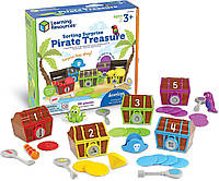 Учебные ресурсы LER6080 Sorting Surprise Pirate Treasure, Sorting & Matching Skills Toy, возраст 3+