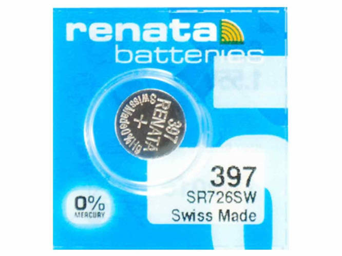 1 X Silver Battery (Watch) Renata 397 / SR726SW / SR59 - Online Store - Foto 4
