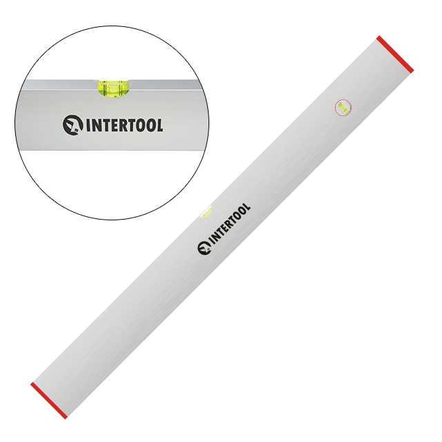 Правило-рівень 100 см, 2 капсули INTERTOOL MT-2010, фото 1