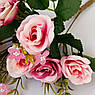 Штучні квіти. Букет троянд шебі-шик, аметист. 10 голів, фото 2