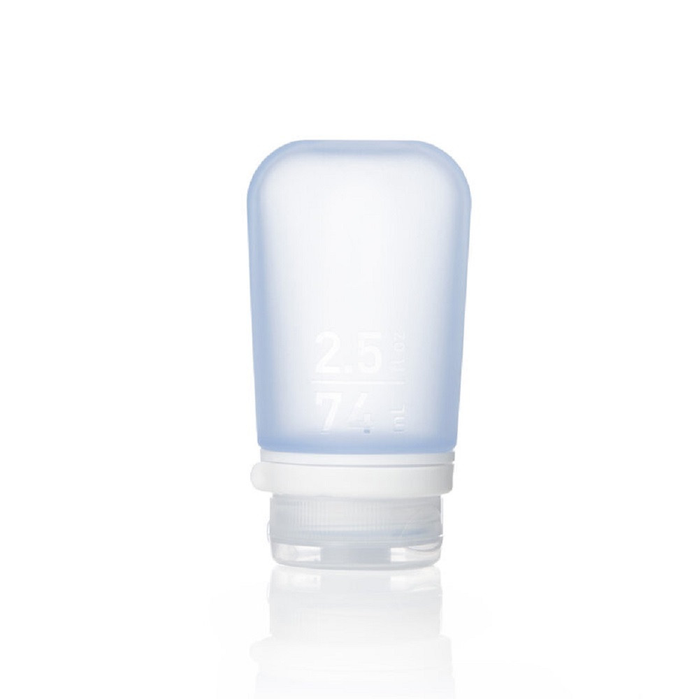 Силиконовая бутылочка Humangear GoToob + Medium clear (білий) - фото 4 - id-p1811961975