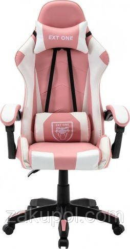 Крісло геймерське, ігрове, спортивне Extreme Series EXT ONE PINK чорно-рожеве