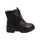 Черевики жіночі Erisses чорні натуральна шкіра, 33, фото 3