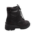 Черевики жіночі Erisses чорні натуральна шкіра, 33, фото 4