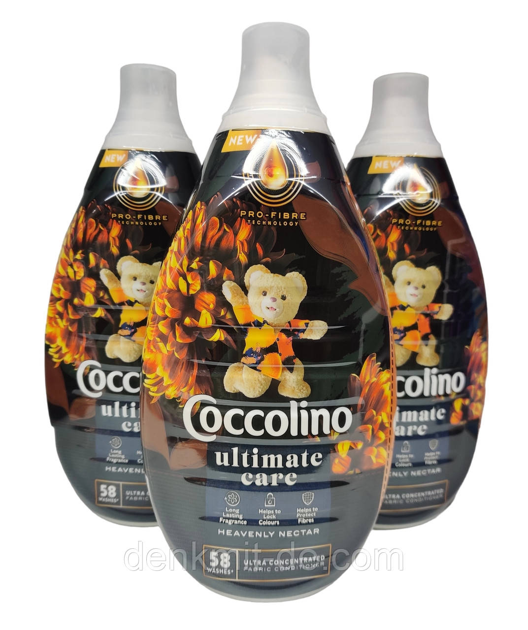 Ополіскувач для білизни концентрований Coccolino Ultima Care Heavenly nectar , 870 мл (58 прань)