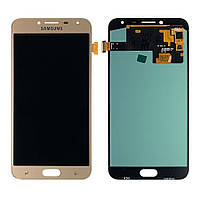 Екран (дисплей) Samsung Galaxy J4 2018 J400F з тачскріном золотистий OLED