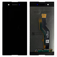 Экран (дисплей) Sony Xperia XA1 Plus G3416 G3412 G3426 G3421 G3423 + тачскрин черный оригинал Китай