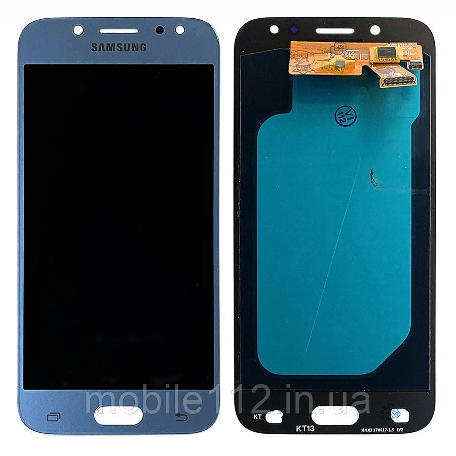 Екран (дисплей) Samsung Galaxy J5 2017 J530F з тачскріном блакитний OLED
