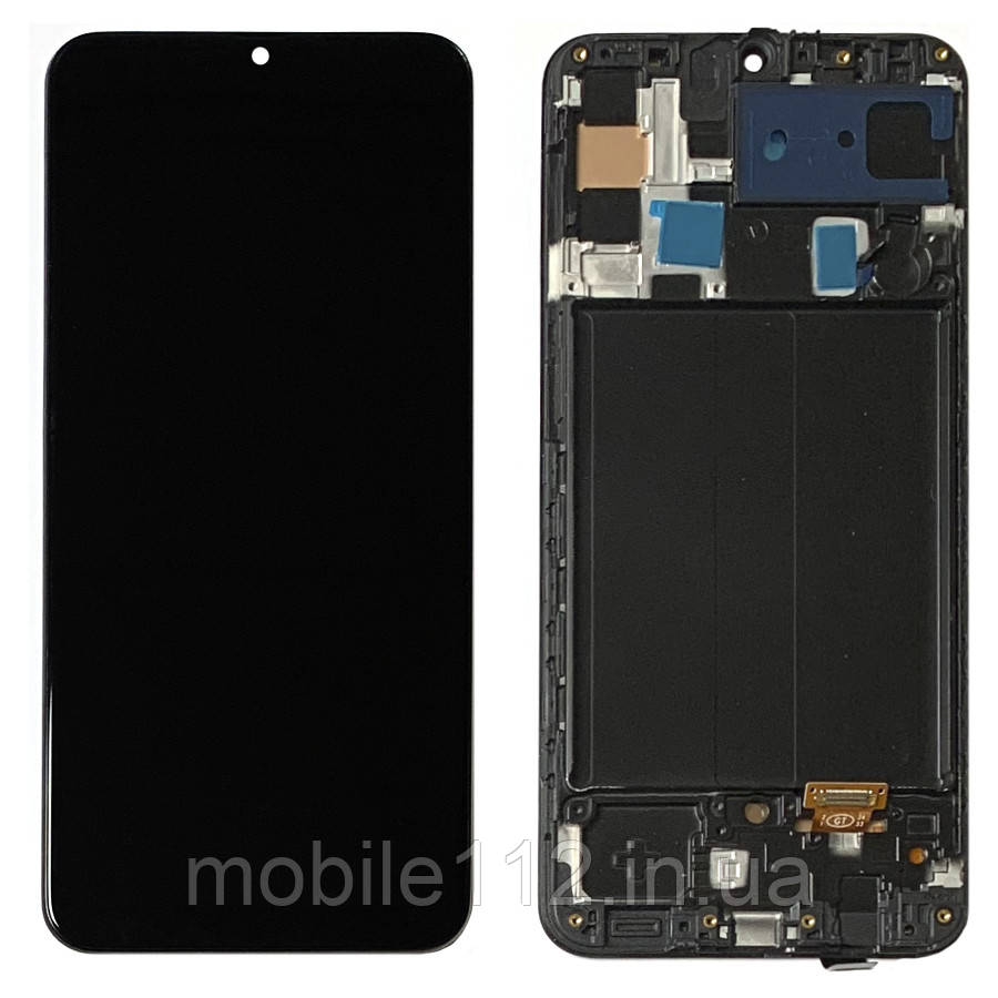 Екран (дисплей) Samsung Galaxy A50 2019 A505F з тачскріном OLED Big LCD з рамкою