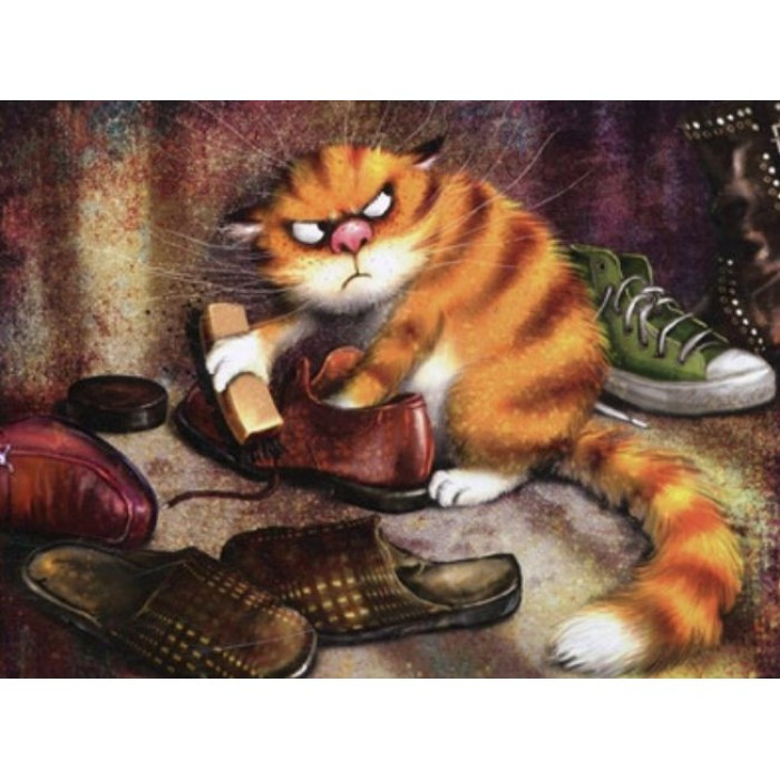 Картина за номерами 40х50 см DIY (без коробки) Кіт (EOTG6127_O), фото 1