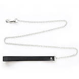 Нашийник Art of Sex — Tessa з повідцем із натуральної шкіри, колір чорний 777Store.com.ua, фото 6