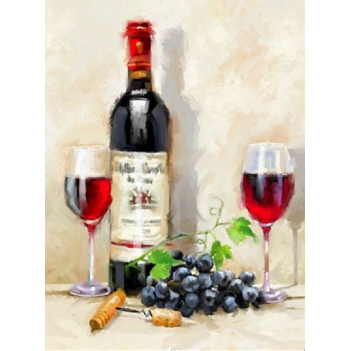 Картина за номерами 40х50 см DIY (без коробки) Винішко (EOTG6456_O), фото 1