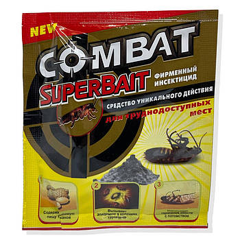 Порошок інсектицидний для знищення тарганів Комбат Combat SuperBait 50 г