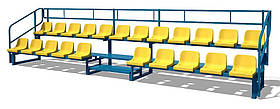Трибуна дворядна на 22 місця, без сидінь SSL432.3