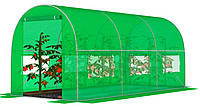 Теплиця садова FunFit Garden 1480 Зелений на 3 секції з вікнами 6 м2 = 300 х 200 х 200 см