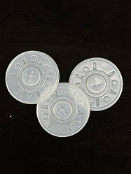 Кришка для склянки паперової 90 мм пластикова з хрестиком для трубочки біла