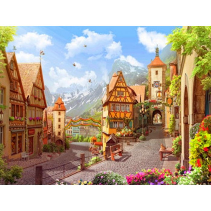 Картина за номерами 40х50 см DIY (без коробки) Швейцарська деревинка (RA3069_O), фото 1