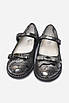 Туфлі дитячі дівчинка з бантиком сірого кольору 155624T Безкоштовна доставка, фото 4