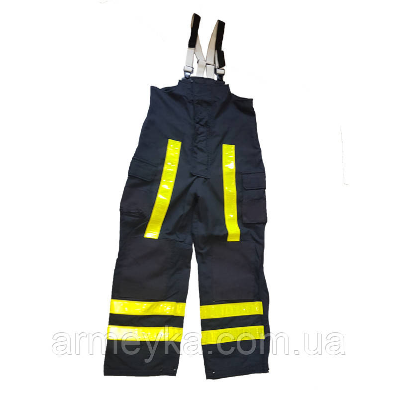 Бойовка штани, пожежника e398nmazt*g681, темно-синій, вогнетривкий, Оригінал Голландія