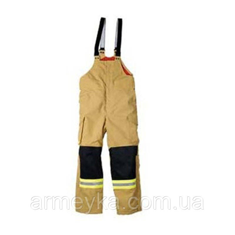 Бойовка штани, пожежного safety masteas, бежевий, вогнетривкий, Оригінал Голландія