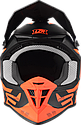 Мотошолом LAZER OR3 PP3 black/orange, фото 2