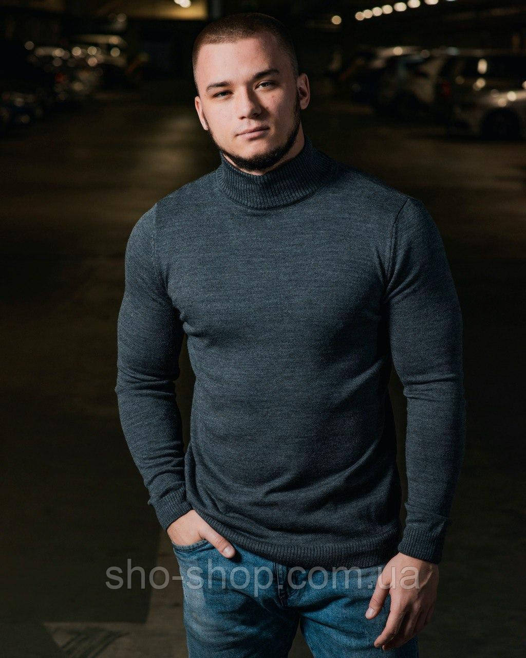 Гольф-светр чоловічий Machinist сірий, фото 1