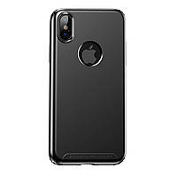 Чехол Baseus для iPhone X/Xs Soft Case Black (WIAPIPHX-SJ01)