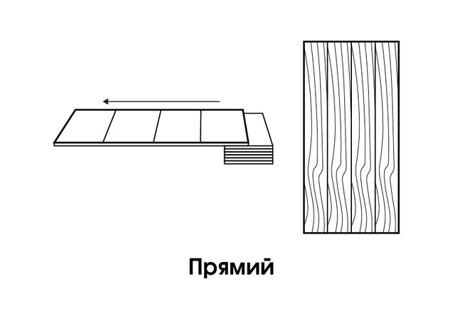 Прямий набір сорочки зі шпону анегрі