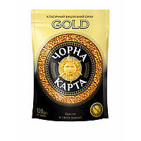 Кава розчинна Чорна Карта Gold, пакет, 120г