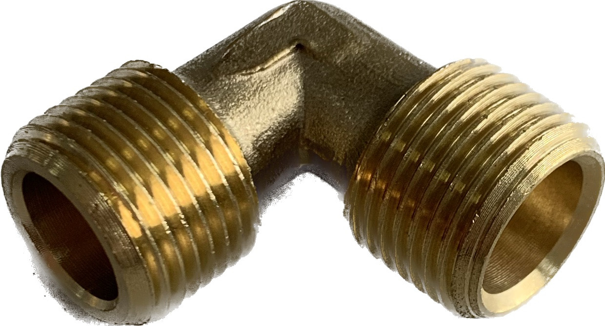 Куток компресора різьба 16мм (латунь)