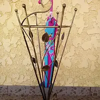 Кошик для сушіння парасольок, парасольник, кований парасольник, парасольник з металу, підставка для парасольок