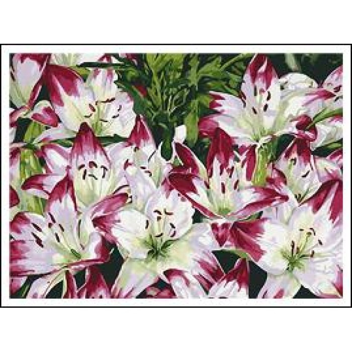 Картина за номерами 40х50 см DIY (без коробки) Лілії (RA5165_O), фото 1