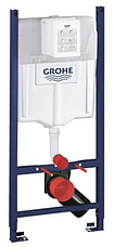 Комплект 5в1: Інсталяція Grohe Rapid + Безобідковий Підвісний унітаз Round+ клавіша хром, фото 4