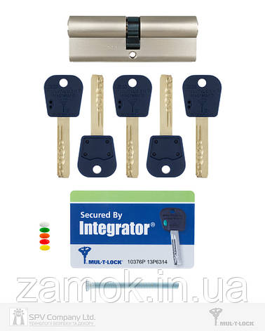 Циліндр MUL-T-LOCK Integrator80 40*40t, фото 2