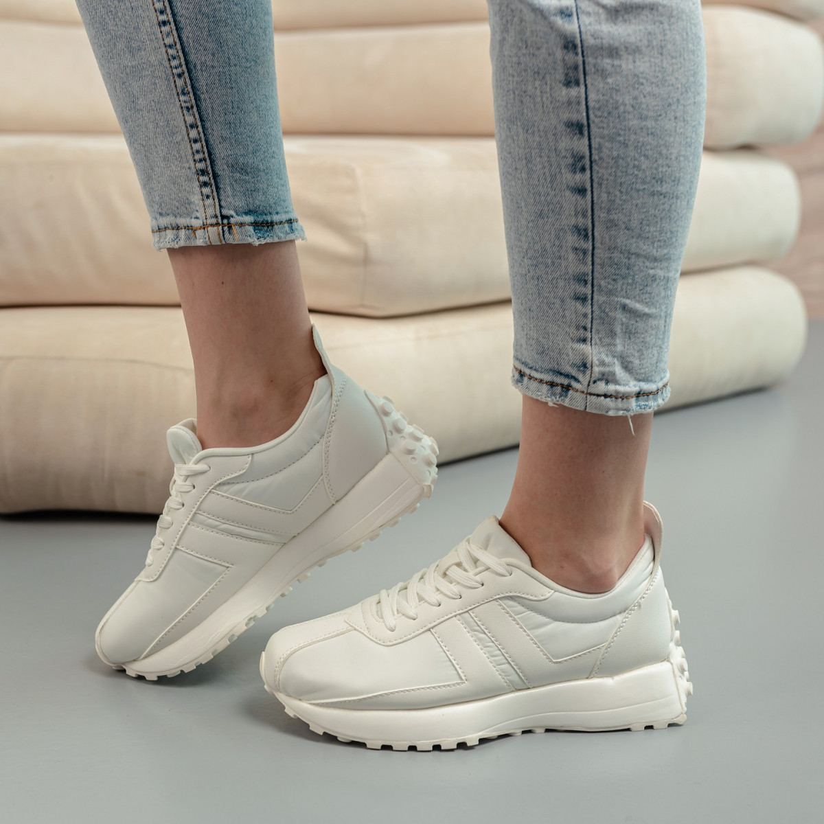 Кросівки жіночі Fashion Sophia 3941 36 розмір 23,5 см Білий код ID 4548340