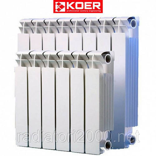 Купить Радиатор для отопления дома биметаллический 350х96 KOER (Чехия ...