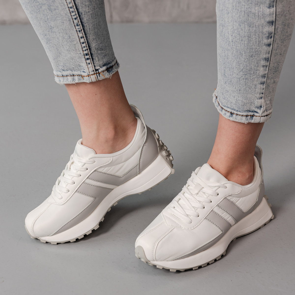 Кросівки жіночі Fashion Sophia 3950 36 розмір 23,5 см Сірий код ID 4548385