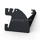 Тримач кронштейна L12-315 s0,8 (тр.30x15), білий. Рейки-опори комплектуючі до торгового обладнання, фото 3