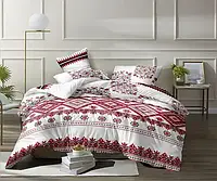 Полуторное постельное белье 150х220 Ранфорс (20631) Постельное белье из хлопка Украинское постельное белье