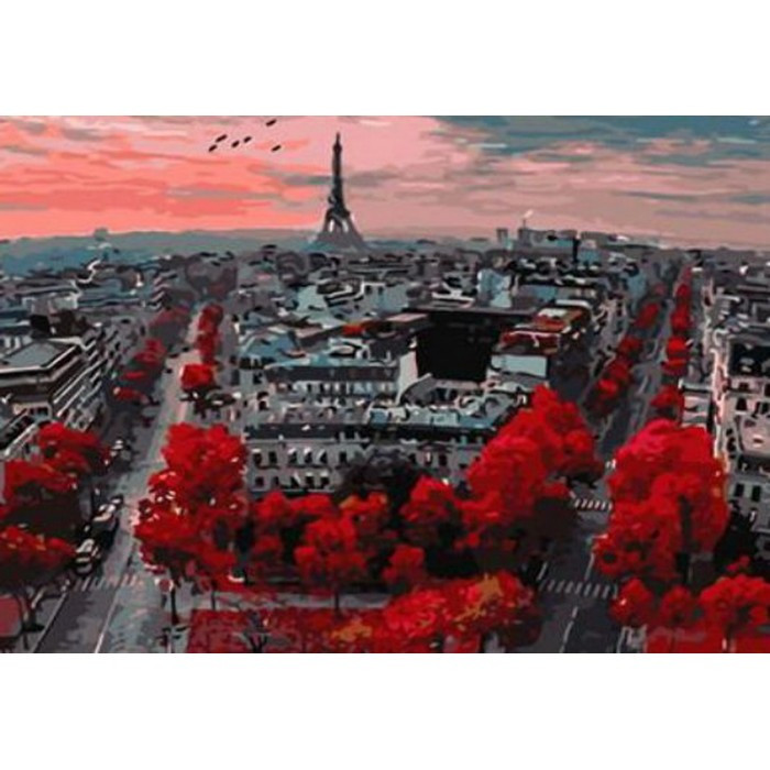 Картина за номерами 40х50 см DIY (без коробки) Краєвид на Париж (RA5299_O), фото 1