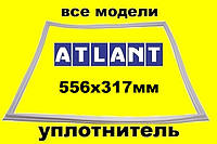 Уплотнитель дверей морозильной камеры холодильника Атлант - 556x317 мм.