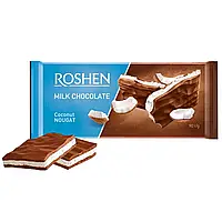 Шоколад молочный Roshen с нугой в ассортименте 90г