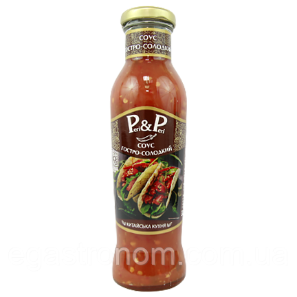 Соус гостро-солодкий ПеріПері PeriPeri 320g 6шт/ящ (Код: 00-00014009)