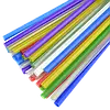 Трубочки для напоїв, коктейлі, смузі 8 мм. 21см. мікс кольорів (1 уп/500 шт) - 3