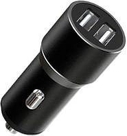 Автомобільне зарядне пристрій XO CC30 Metal Car Charger Black