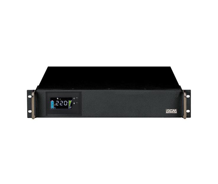 Источник бесперебойного питания Powercom KIN-1500AP RM LCD (2U), 1500 ВА / 1200 Вт, 4+2 розетки IEC C13, ИБП - фото 3 - id-p1812114771