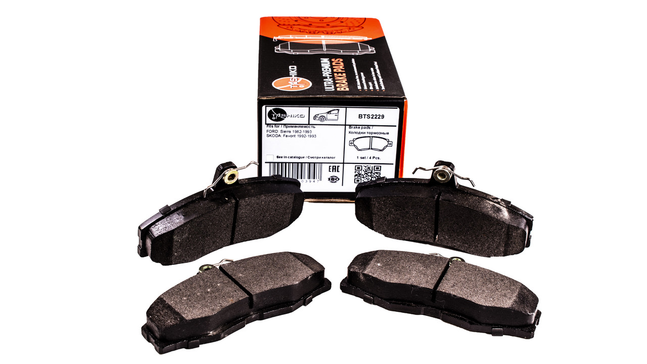 Колодки гальмівні TASHIKO передні BTS2229 FDB275 FORD Sierra; SKODA Favorit