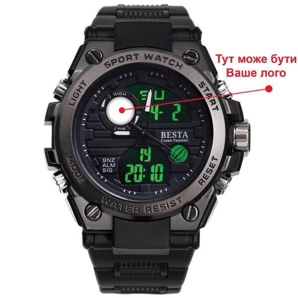 Мужские водостойкие спортивные тактические часы Besta Tattoo с Вашим ЛОГО